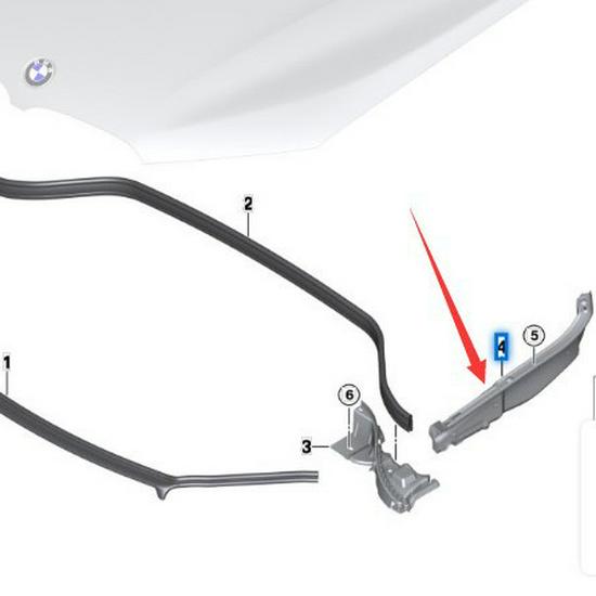 BMW X1 F48/F49 Left & Right Side Sealing Panels (Part Numbers: 51767329399, 51767329400)