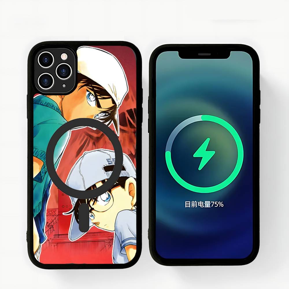 

Detective Conan CARTOON Magnetic Phone Case For IPhone 16 15 14 13 12 11 17 Pro Max Plus Wireless Charge Cover iPhone 15 pro
