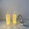 Leuchtende Kerze, sicheres Licht, Kunststoff, weich, tragbar, elektronische Festdekorationskerze für Geburtstag