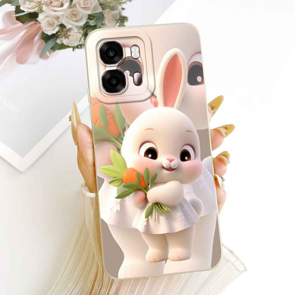 For Oppo A6s 5G CPH2789 Case Fashion Painted Flower Cat Silicone Back Cover For Oppo A 6s A6S 5G 6.75" Bumper Phone Cases Fundas