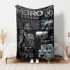 Metro Theme Printed Blanket,Perfect for Couch, Bed, Travel & Outdoor Use | Machine Washable, Cozy & Durable.