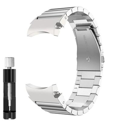 Edelstahl-Armband ohne Lücken, 20 mm, für Samsung Watch4 5 6 40 mm 44 mm, klassisches 46 mm 42 mm 47 mm 43 mm Pro 45 mm Metallarmband