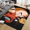 Dragon Ball Krillin Square Area Rug, Non-Slip Floor Mat for Home Decor, Perfect Gift for Dragon Ball Fans