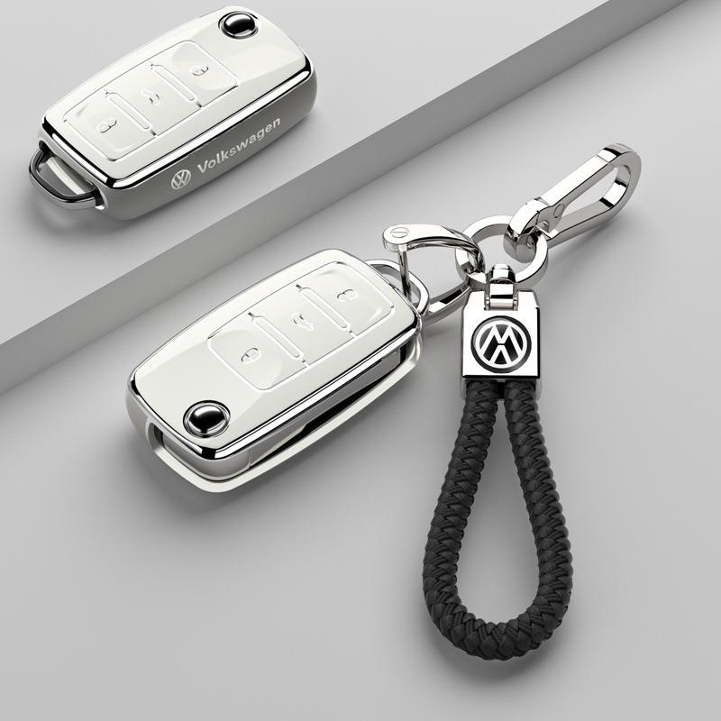 Pro VOLKSWAGEN VW Sportovní styl TPU kryt pouzdro na klíčenku auta Pro Volkswagen VW Polo Golf Passat Tiguan Beetle Caddy T5 Up