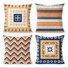4Pcs Patterned Cushion Cover For Stylesuitable For Sofa Car Bedroom Decorative Cushion Cover Pillow Cover