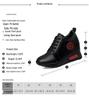 Women's 2025 Leather Hidden-Height Casual Non-Slip Soft Sole Shoes
