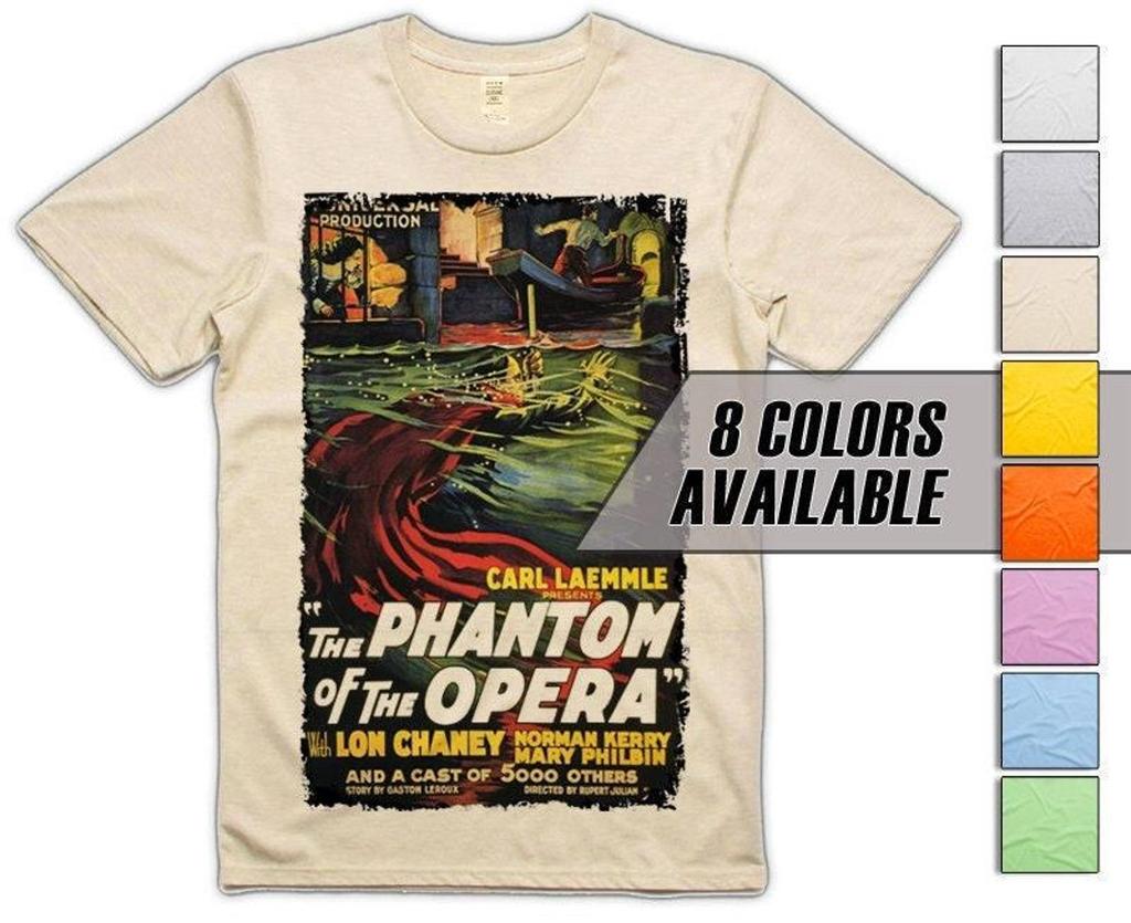 Maglietta da uomo Il Fantasma dell'Opera V1 tutte le taglie S-5XL 8 Colori disponibili