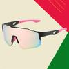 2 Piece Set of Men's and Women's Fashionable Glasses Colored PC Lenses Sports Baseball and Softball Glasses