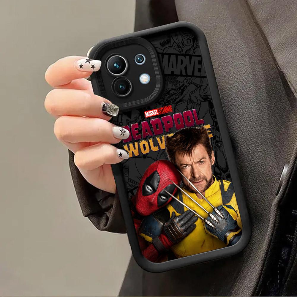 Deadpool And Wolverine Love Case for Xiaomi Mi 13T 14 14T 15 15T Pro 17 Ultra Poco M7 M8 F8 F7 X6 X7 X8 Pro Max Shockproof Cover