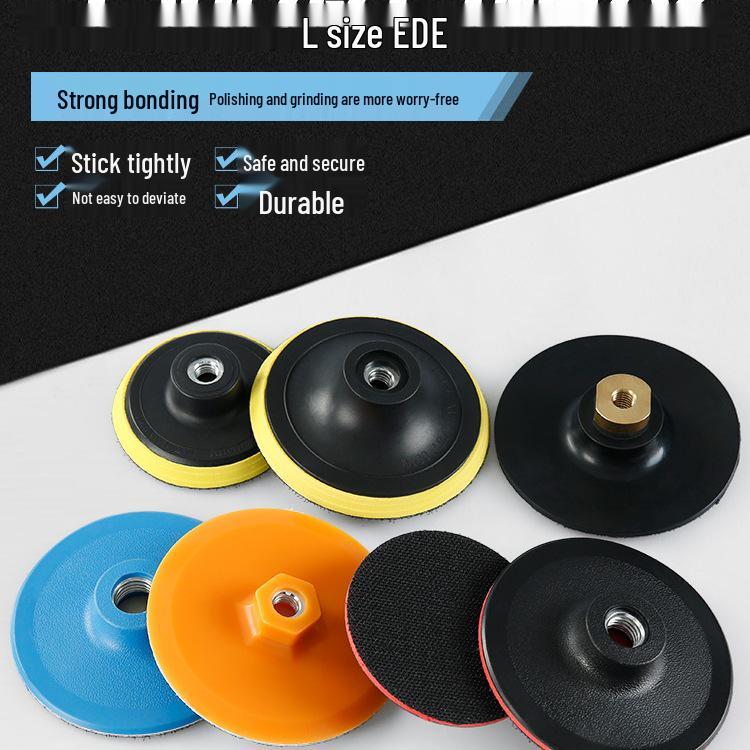 Stone Polishing Kit: Wet/Dry Pads, Self-Adhesive, Rubber Backing, Angle Grinder Head, Sandpaper Suction Cup