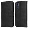 For Samsung A26 5G PU Leather Flip Cover Wallet Protector with Id Holder Card Slots Magnetic Protective Phone Cover Wallet Black
