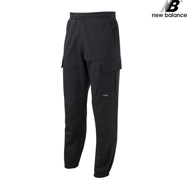 New Balance Halb Club Nbmlb14033 Bk Strick Cargo Standard Jogger Neu Val Unisex