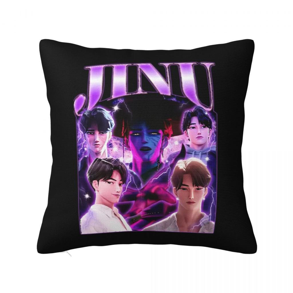 Jinu Kpop Dämonenjäger Vintage 90er Jahre Stil Wurfkissenbezug Polyester Wurfkissen Neuartiger Kissenbezug