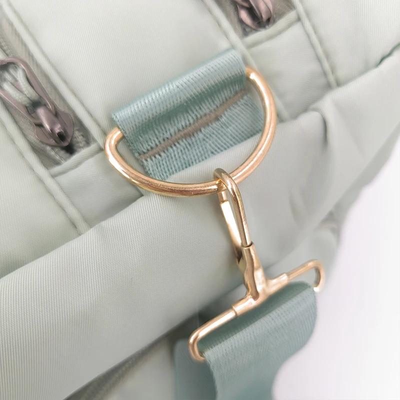 Women Storage Training Adjustable Strap Dry Wet Separated Waterproof Outdoor Fitness Travel Handbag Nylon Sports Yoga Gym Bag