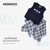 MOMOCO Girls' Summer Casual Performance Two-Piece Set