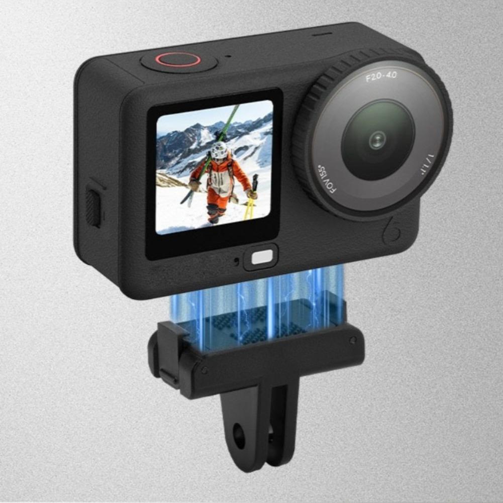 Adaptor magnetic cu două gheare Filet 1/4 Pentru DJI Action 5Pro 4 3 Port Universal Accesorii Magnetice Cameră Osmo Action 5 Pro