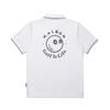 MALBON GOLF Bucket Mesh Mix Polo Shirt White (Man)
