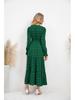 Women's Solid Color Big Swing Casual Long Dress for Autumn/Winter 2023