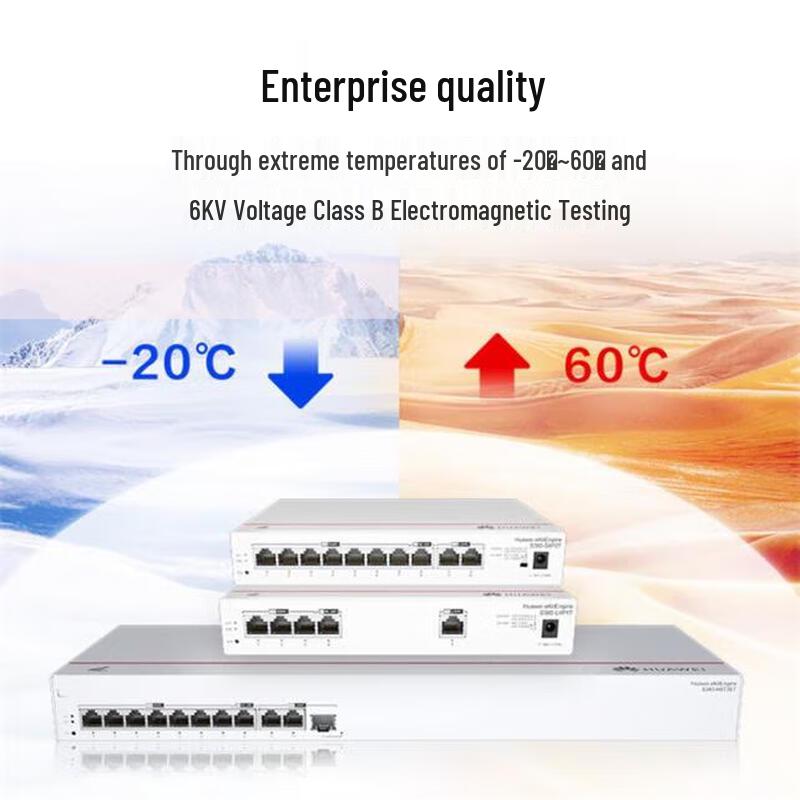 Huawei Kunling S380-S8T2T 10-Port Gigabit Enterprise Router Switch (CN Version)