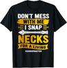 Chiropractor Snap Necks For Living Chiropractic Gift Unisex T-Shirt