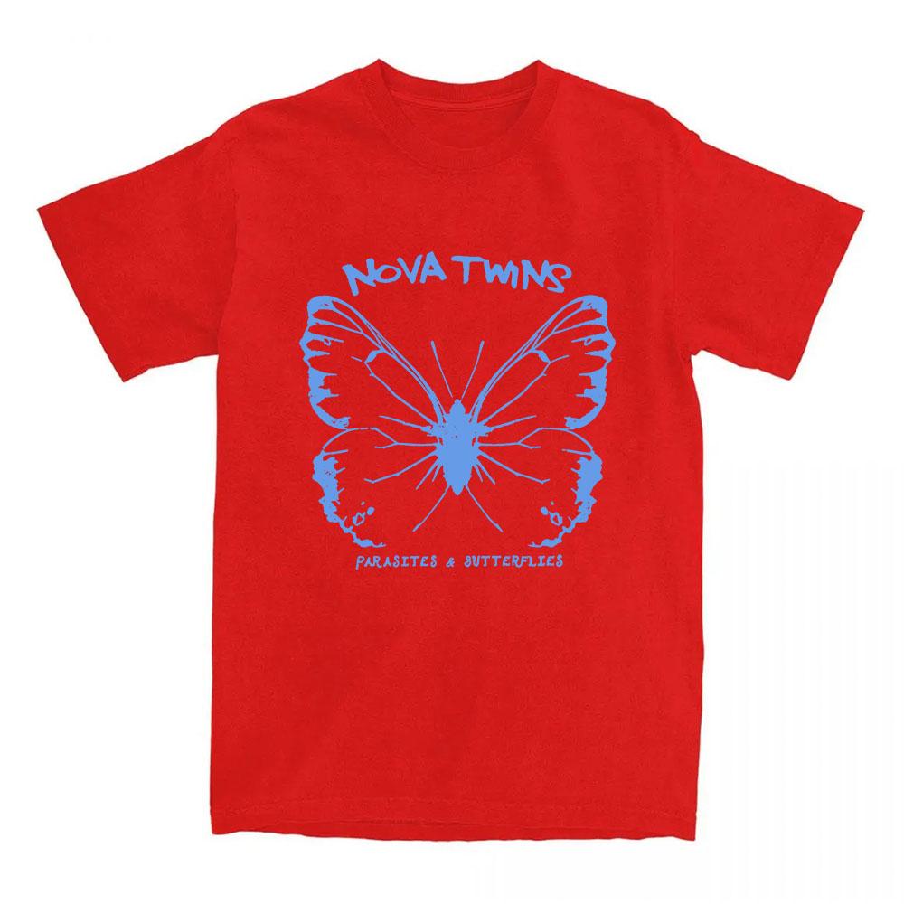 P&B BLACK STONE WASH TEE Nova Twins Graphic Fashion T-shirt Short Sleeve Cotton Tshirts Casual O-neck Loose T Shirt