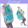 Zaino in Tela da Donna con Fantasia a Strisce e Scomparto Imbottito per Laptop per Uso Scolastico