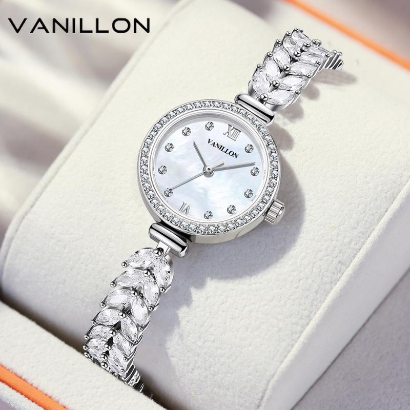 

Женские часы VANILLON, часы-браслет с русалкой, нишевые часы, полные звезд, полные бриллиантов, кварцевые женские часы с рыбьим хвостом