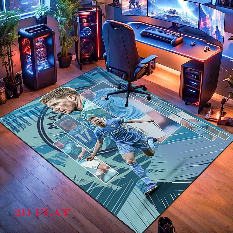 Kevin De Bruyne Carpet Rug for Living Room Bedroom Home Sofa Decoration,Kids Play Nonslip Floor Mat