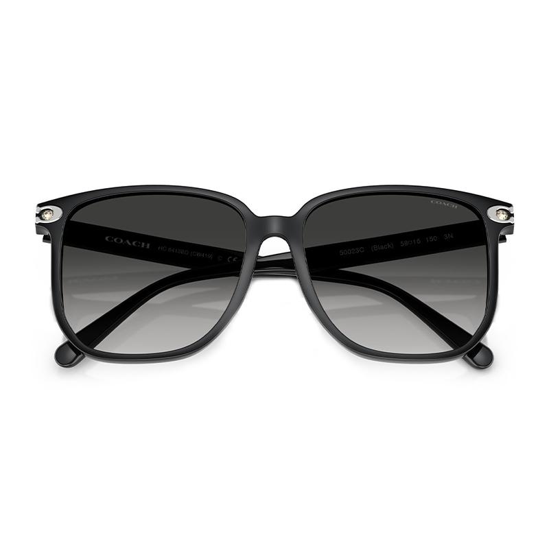 Coach Logo Decorated Square Sunglasses Women sunglasses Black 0HC8413BD50023C