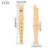 Wooden Recorders 6 Holes Clarinet Music Flute Kids Educational Toy Wooden Flute