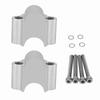   Aluminum Alloy Handbar Riser 7Celsius8   22mm Motorcycle Handbar Rising Clamp(Black)