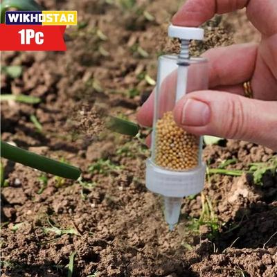 1 pz Distributore di Semi Portatile, Mini Seminatrice Manuale per Piantagione in Giardino, Vaso da Fiori e Aiuola Forniture Essenziali per il Giardinaggio