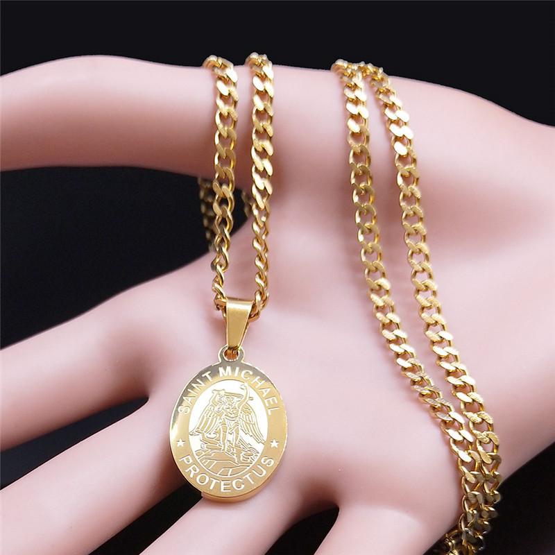 Archangel St. Michael Necklace Pendant Necklace Blessing Necklace