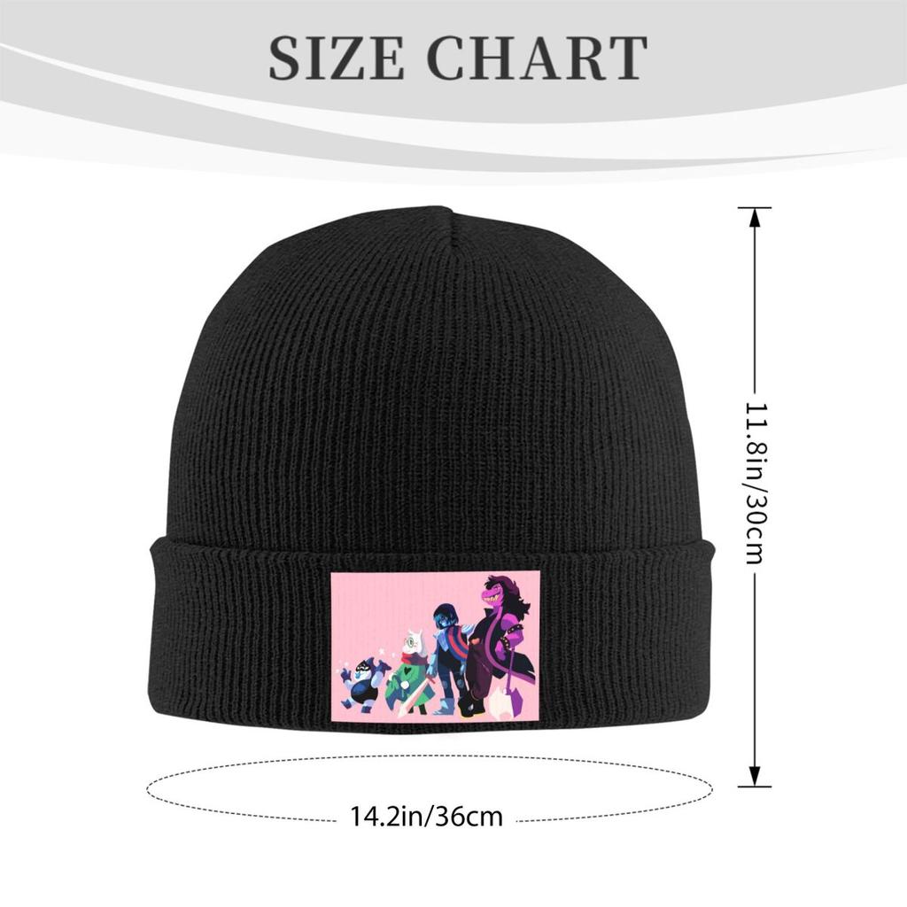 Game Deltarune Kris Ralsei Susie Warm Knitted Cap Hip Hop Bonnet Hat Autumn Winter Outdoor Beanies Hats for Men Women Adult
