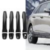 Carbon Fiber Style Door Handle Cover Trim for Subaru Legacy Levorg, Durable ABS Material, Protects the Door Handle, Easy To Install.