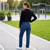 Women's Corduroy Lapel Collar Blouse Casual Top for Work and Commute