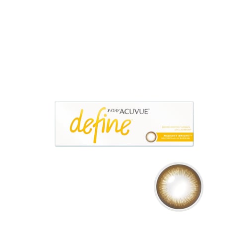 

Однодневные контактные линзы Acuvue Define Moist Radiant Bright, BC 8.5, PWR -3.50, 30 линз