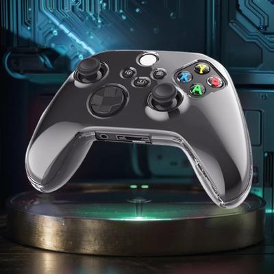 Für Xbox Series X/S Harte Schutzhülle Anti-Rutsch Stoßfest Klar Kristall Hülle ABS Controller Schutzhülle Griffschale