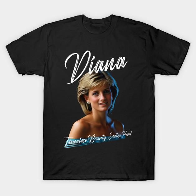 

Men Black Print T-shirt Princess Diana No-Cut Transfer Paper Print Cotton Tshirt 4XL чорний