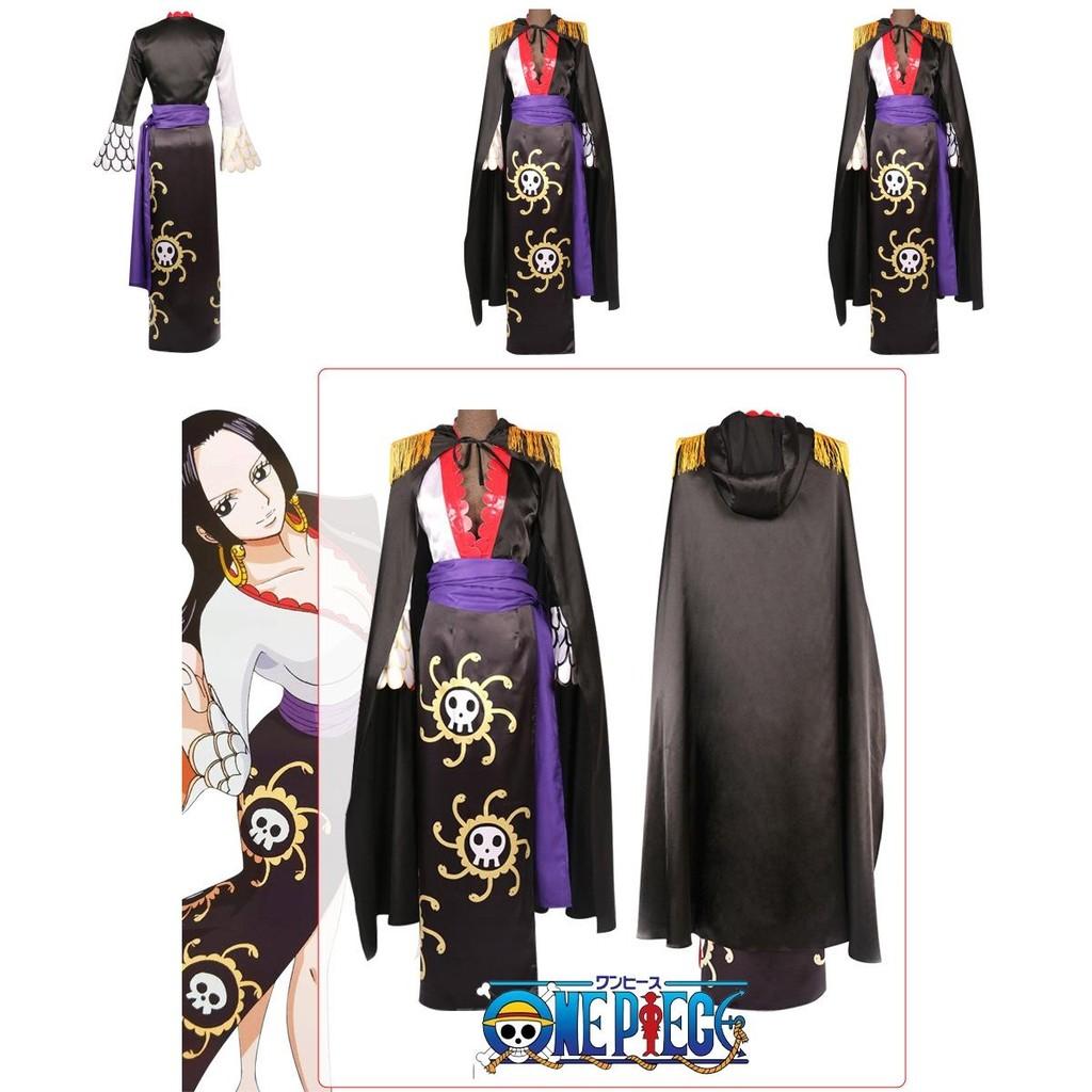Fantasia Cosplay da Imperatriz das Cobras Hancock Para Fãs de One Piece