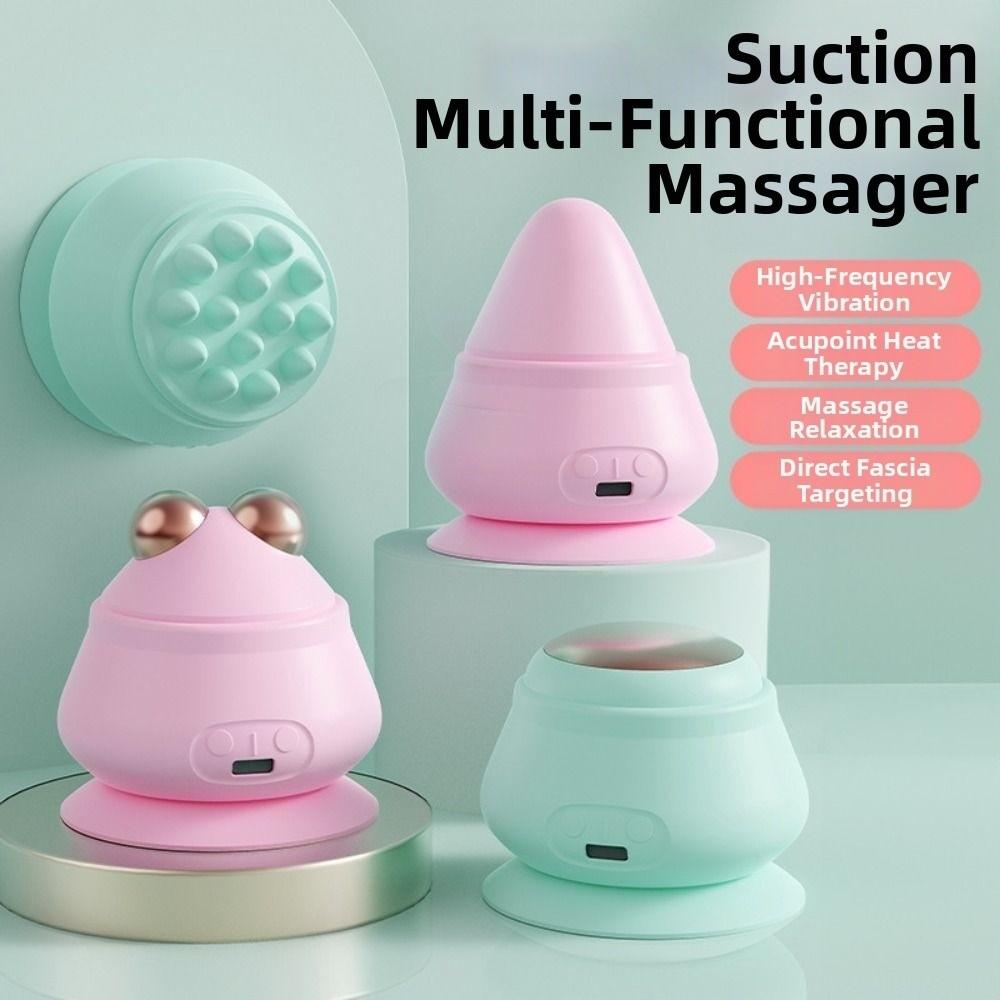 Hot Compress Adsorption Type Massager Ball Vibrate Yoga Fascia Ball Acupoint Massager Home Use