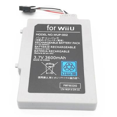 Rechargeable Li-ion Battery Pack for Wii U Game Controller, 3.7V, 3600mAh, 1 Piece, Replacement Battery for [D299D82]