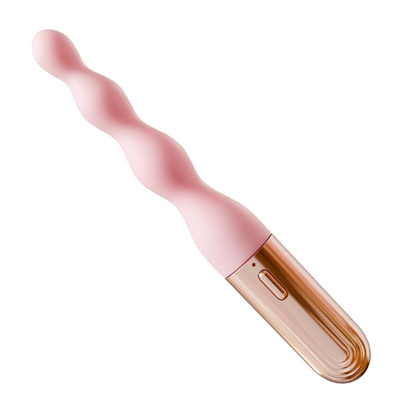 Chrysanthemum Bead Anal Vibrator Toy for Women