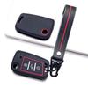 Key Fob Cover for Volkswagen Golf Tiguan Octavia MK7 MK2 Leon Ateca Kodiaq with Keychain Anti-Scratch Guard Shockproof Protection Soft Grip Texture