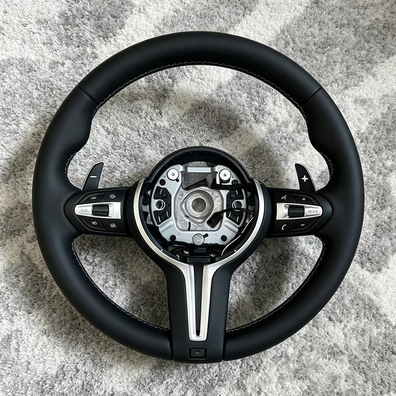 Leather M Sport Steering Wheel Assembly for BMW M3 M5 F10 F11 F12 F13 F15 F20 F21 F22 F23 F25 F30 F31 F32 F33 F34 F36 E70 E90