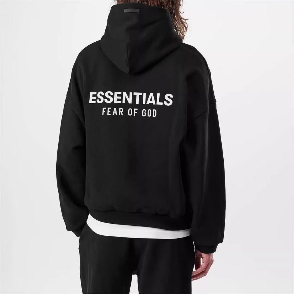 Unisex FW24 Essentials Hoodie: Stylish Double-Stitched American Style with Hood for Men, Women, Couples