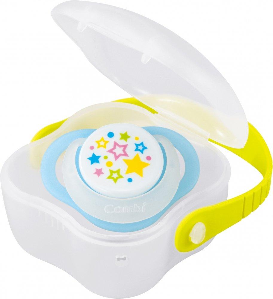 

Combi Teteo Sleep Size with Small Sweet Blue for babies Pacifier, Navi, S, Case, [Suitable 0-3 months]