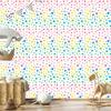 Colorful Little Hearts Wallpaper for Living Room and Bedroom 50x1000