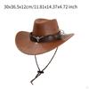 Western Cowboy Hat Dress Up Cowgirl for Stage Performance Carnival Festival