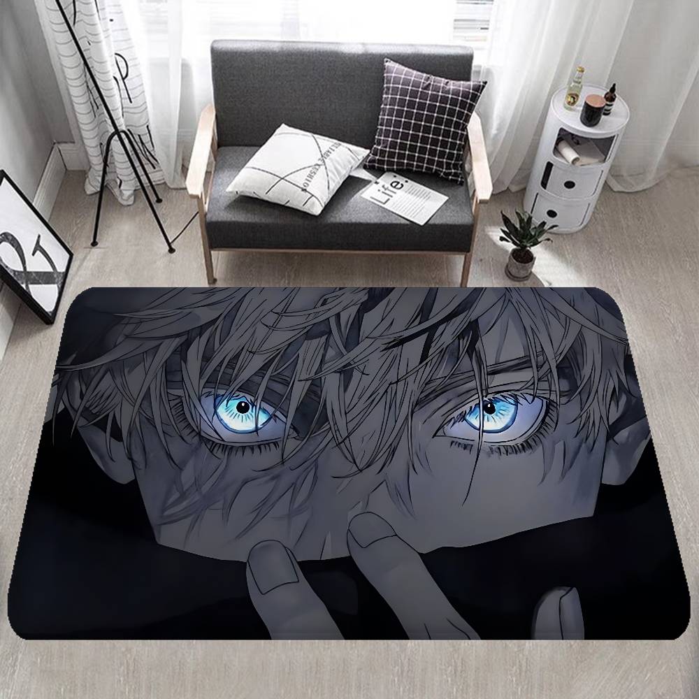 

J-Jujutsu K-Kaisen G-Gojo Anime Door Mat Washable Non-Slip Living Room Sofa Chairs Area Mat Kitchen Bedside Area Rugs 40x60cm